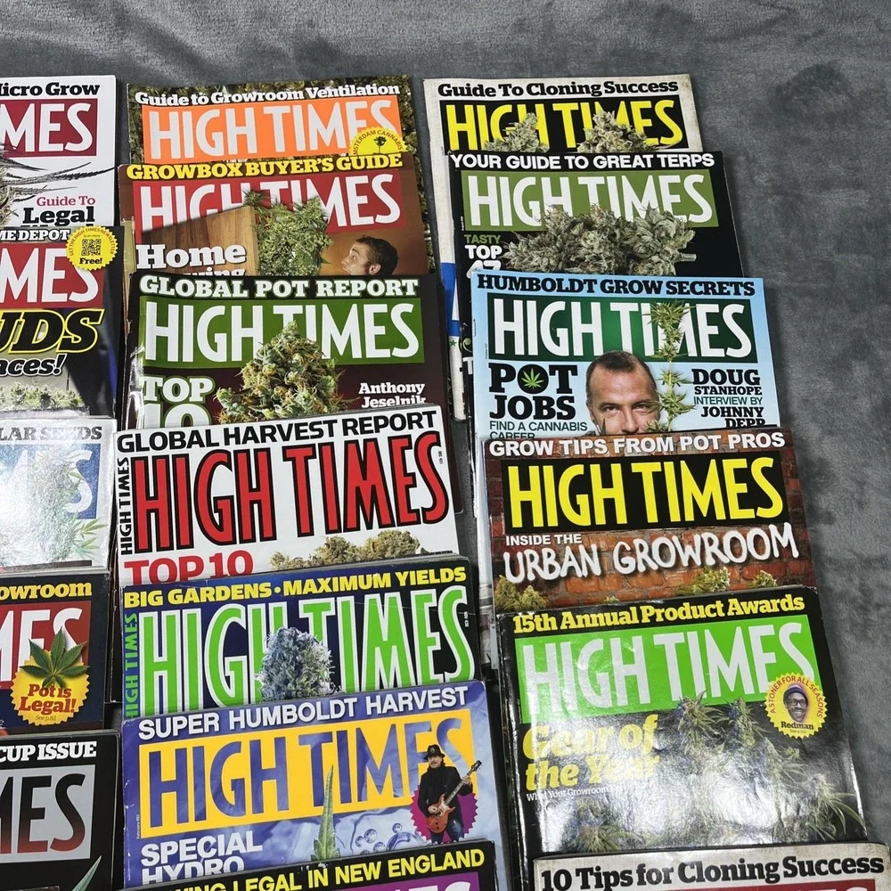 High Times Magazine Lot of 33 Issues 2011–2017 Hydro Strains Grow Guides Weed